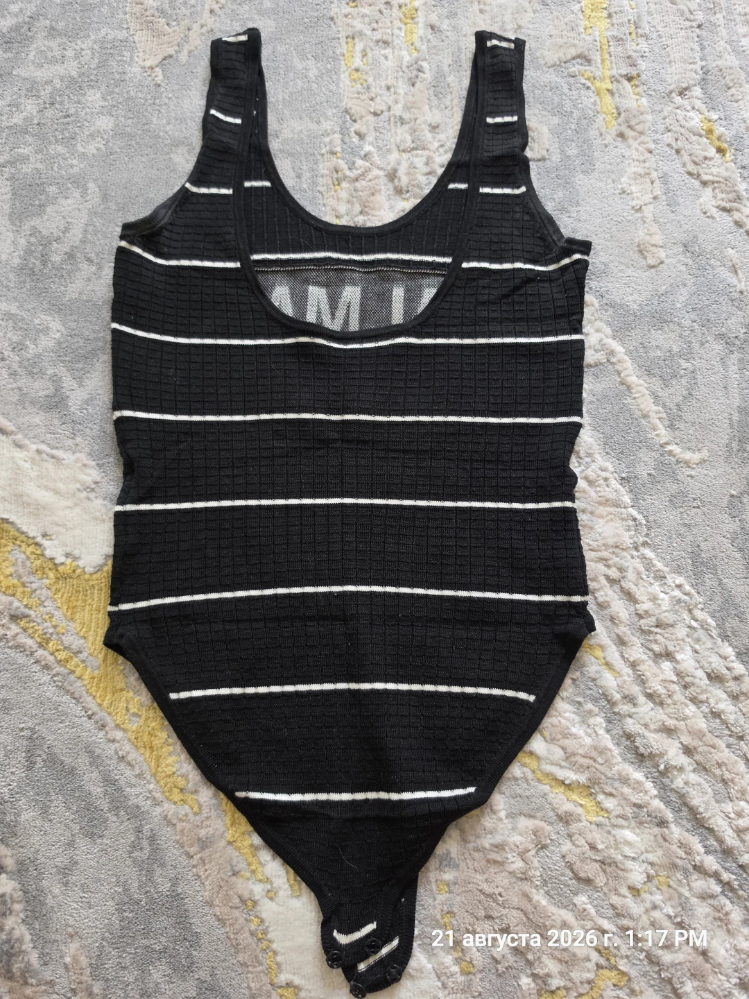 Balmain Paris Logo Knit Bodysuit Size 36 - photo 2
