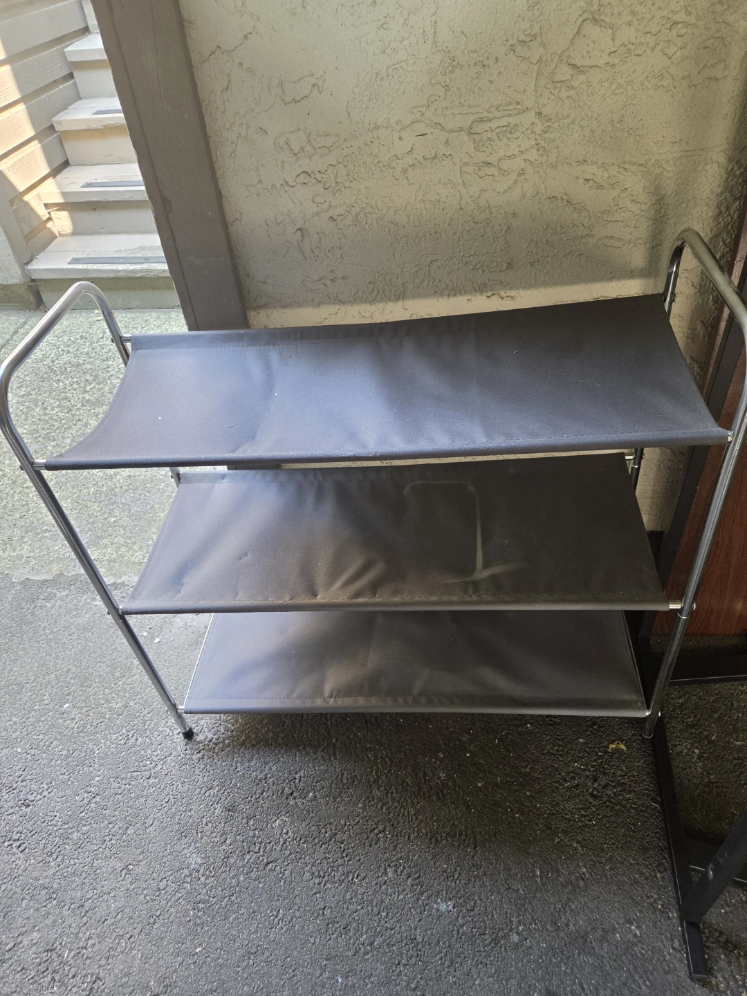 3-Tier Black Rack