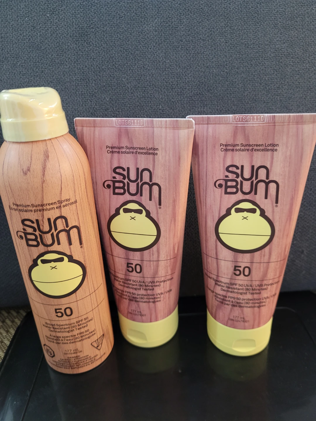 Sun Bum SPF 50 Premium Sunscreen Spray & Lotion Lot