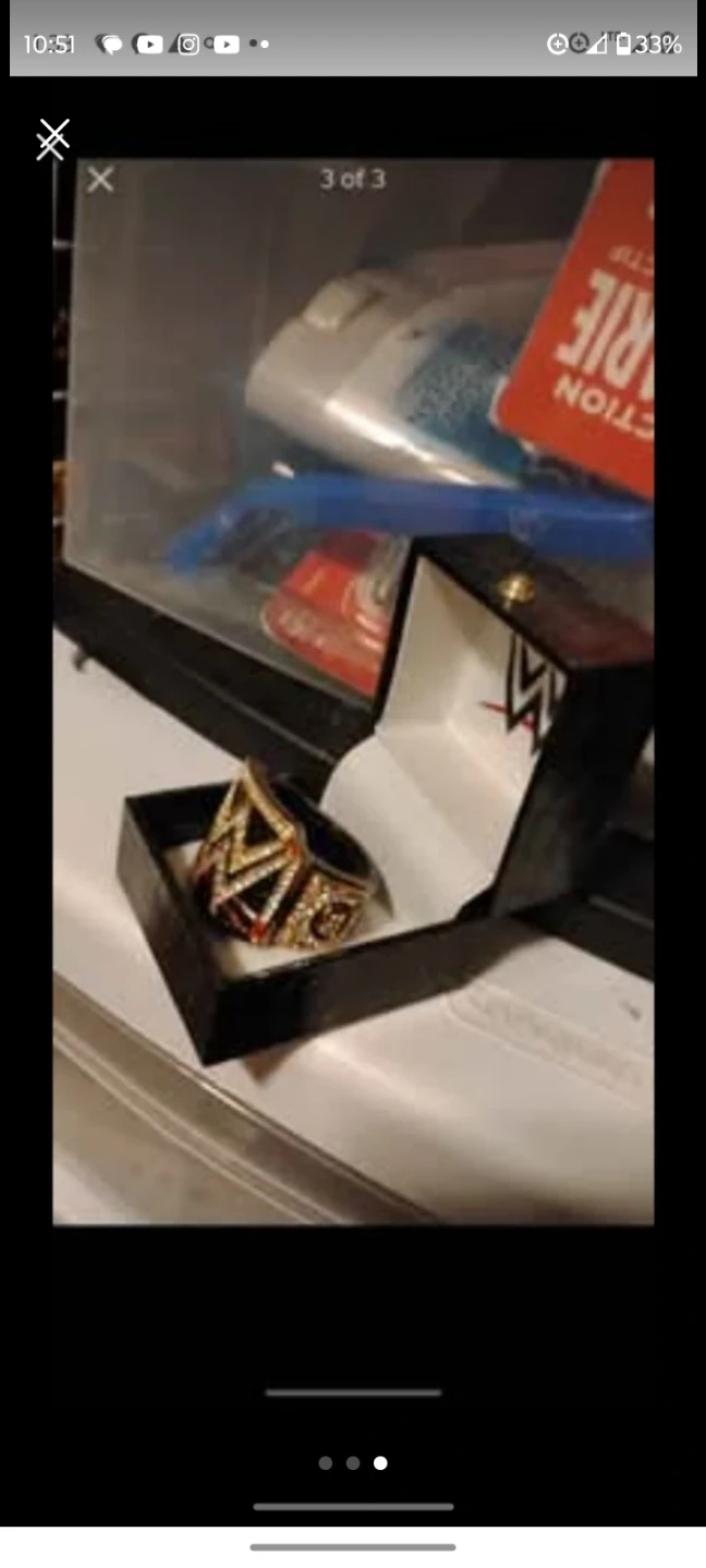 WWE Championship Replica Ring - photo 2