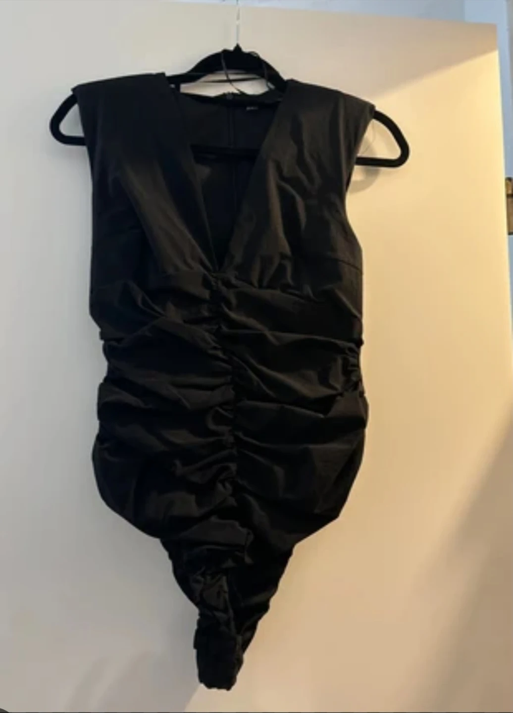 ZARA Black Ruched Bodysuit - photo 2