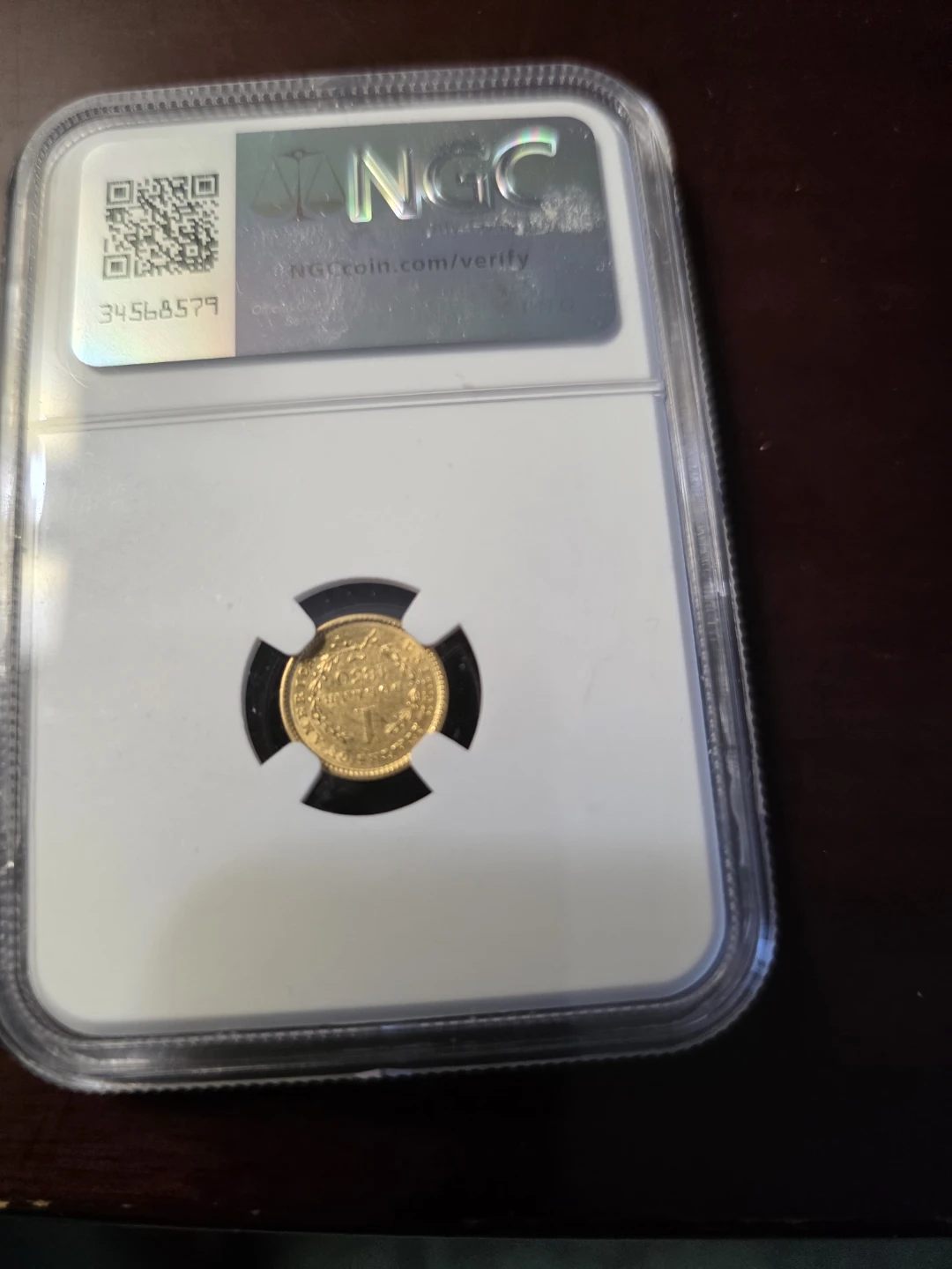 1850 USA Gold Dollar in AU Condition - photo 2