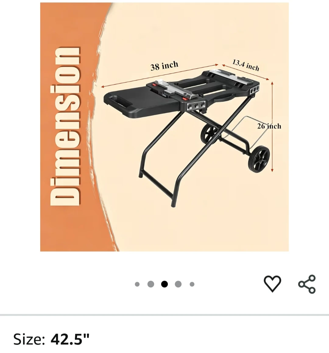 BBQ Outdoor Portable Folding Cart