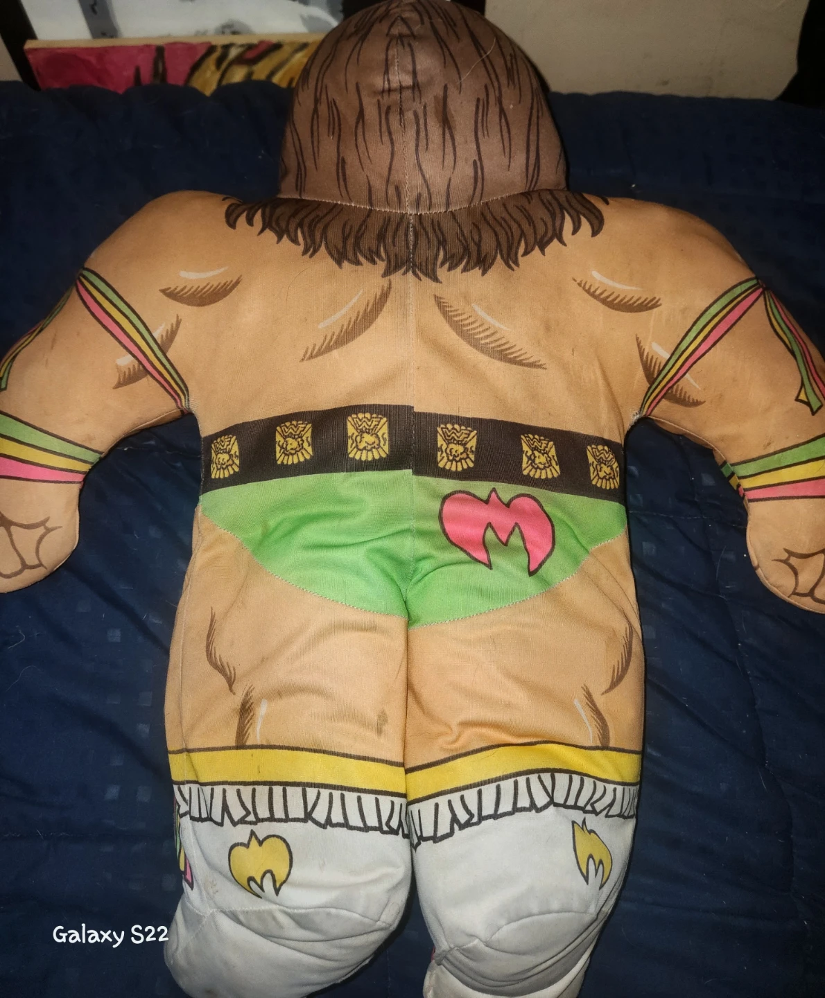Vintage WWF Ultimate Warrior Wrestling Buddy Plush - photo 2