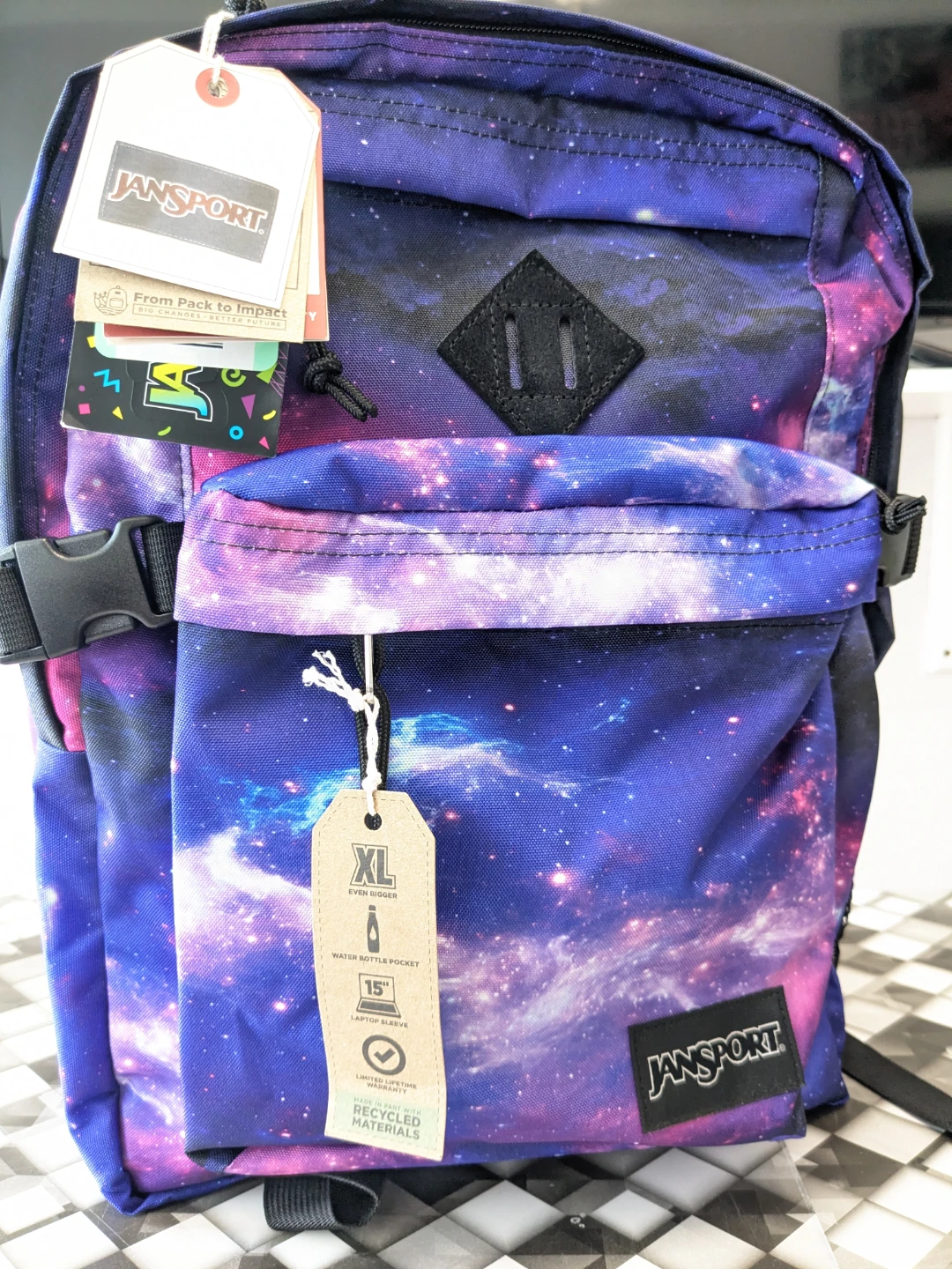 Jansport XL Big Size Unisex Backpack / Space Dust