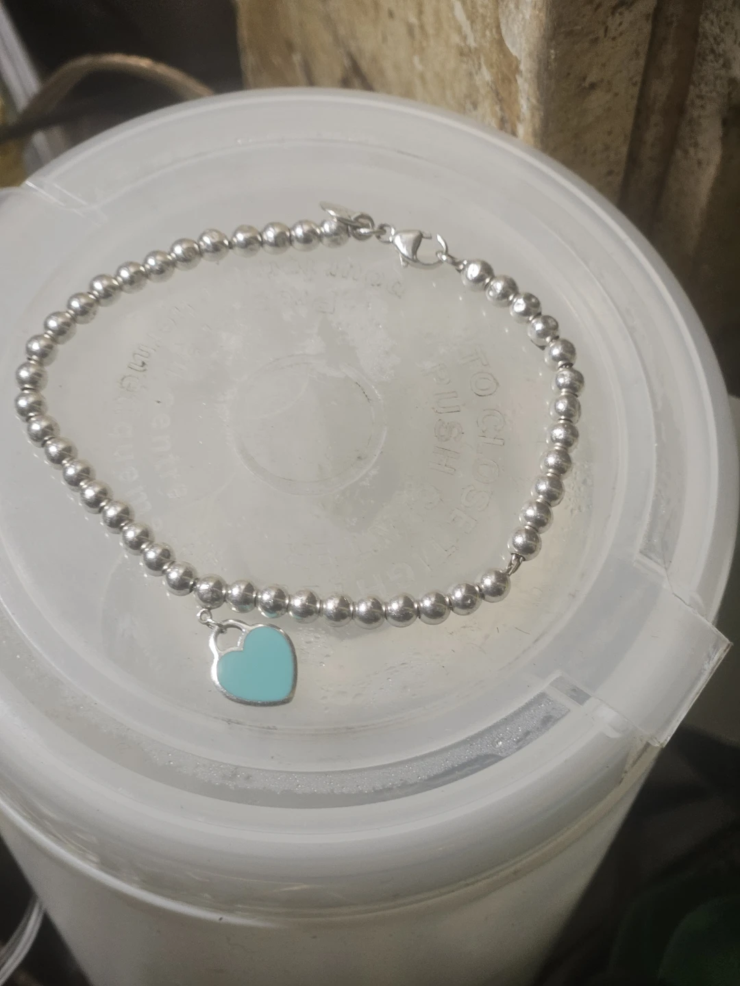 Tiffany & Co. Sterling Silver Heart Tag Bracelet