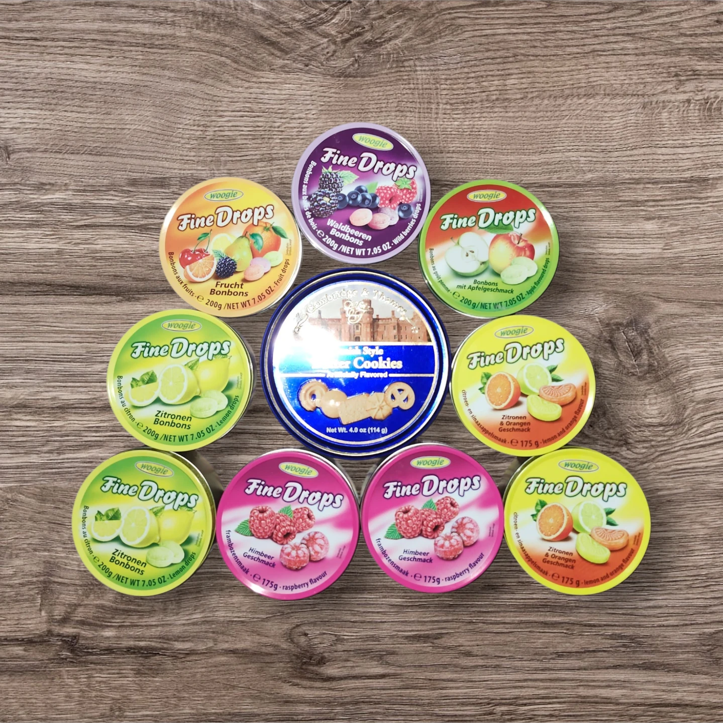 Woogie Fine Drops & Butter Cookies Empty Tins - photo 2