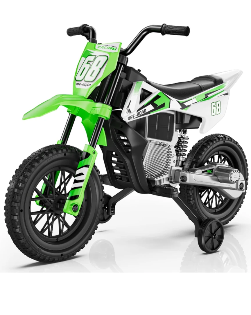 Kids Electric Dirt Bike - Green - photo 2