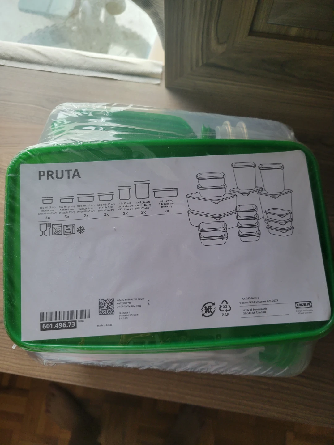 IKEA PRUTA Food Storage Containers (Set of 17)