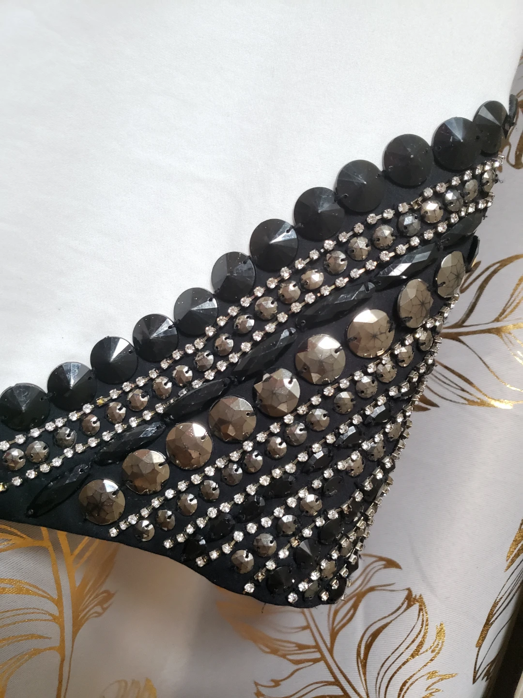 Black and White  Embellished Strass Dress - photo 2