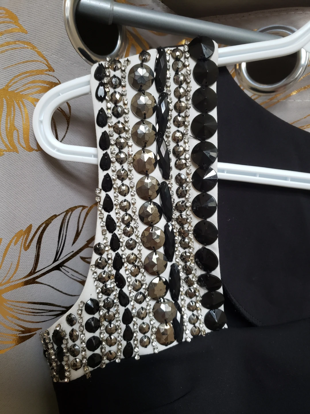 Black and White  Embellished Strass Dress - photo 3