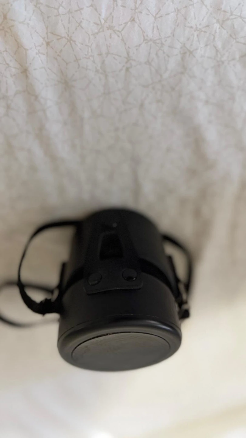 Black Cylindrical Case with Strap - photo 2