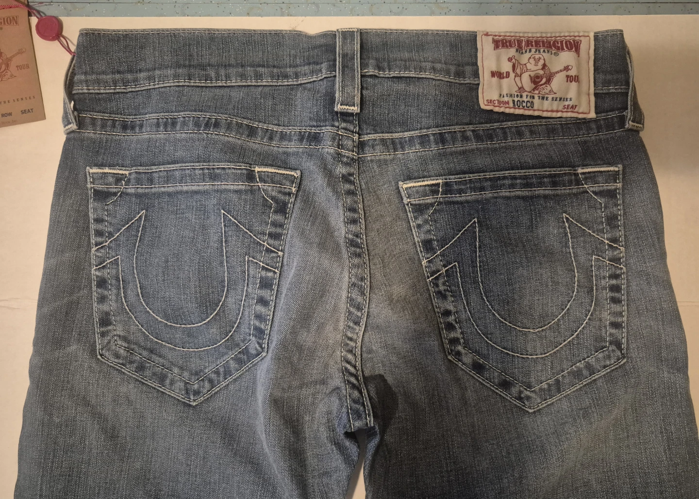 True Religion Rocco Mid Rise Skinny Jeans Size 33 - photo 2