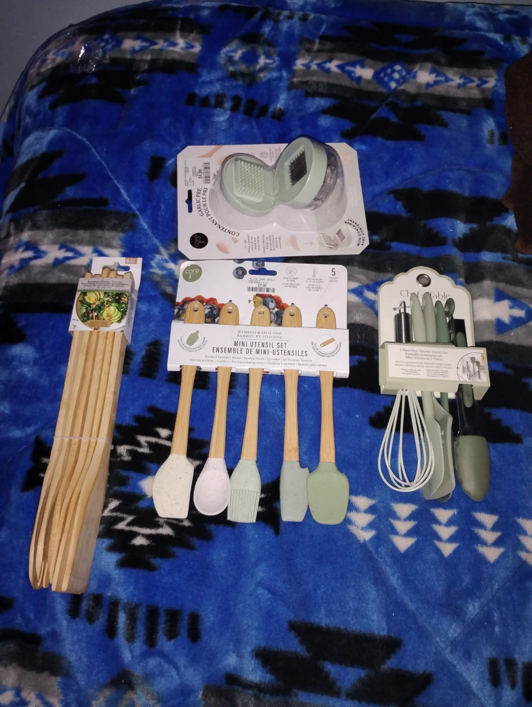 Core Bamboo & Silicone Mini Utensil Set