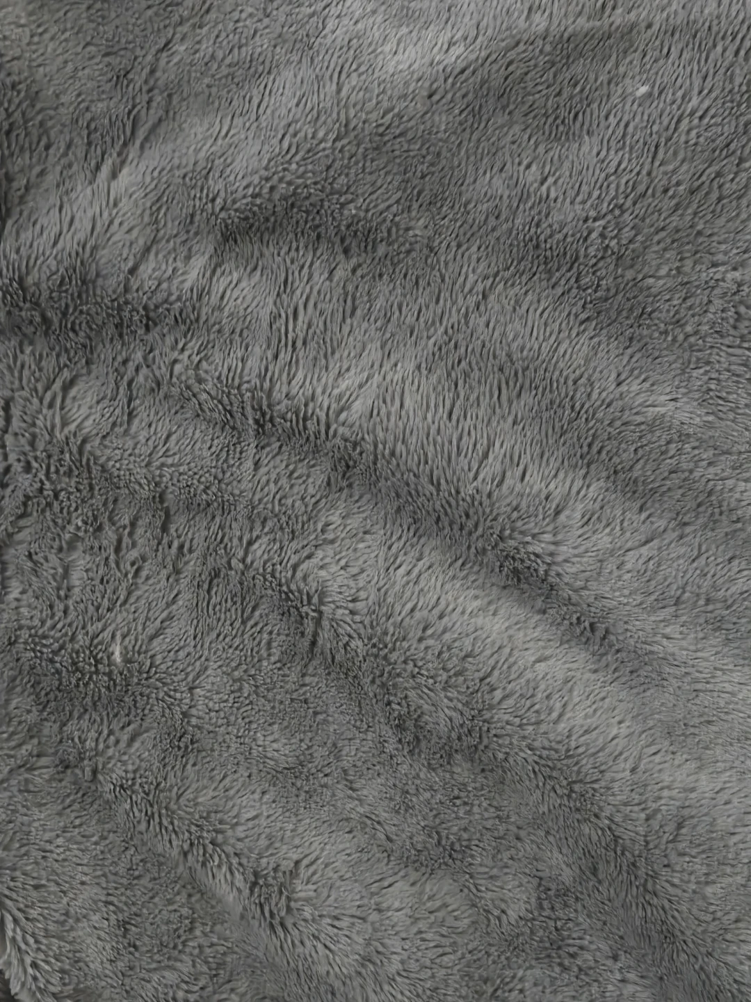 Grey Soft Plush 20 lbs  Weighted Blanket