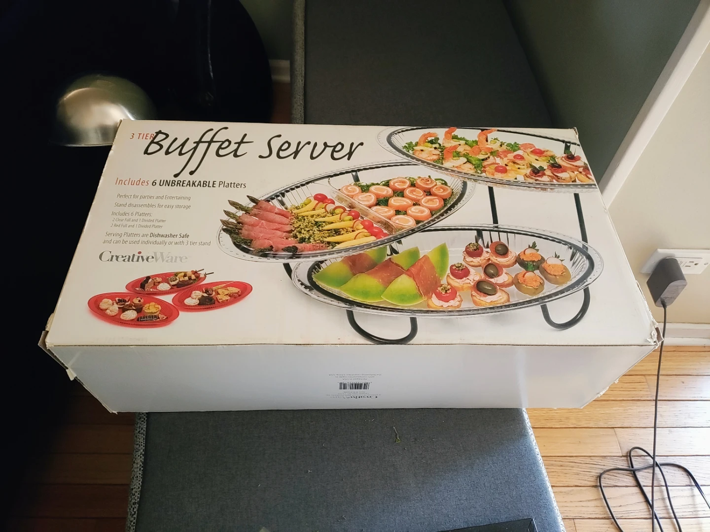 CreativeWare 3-Tier Buffet Server – Great Condition! - photo 3