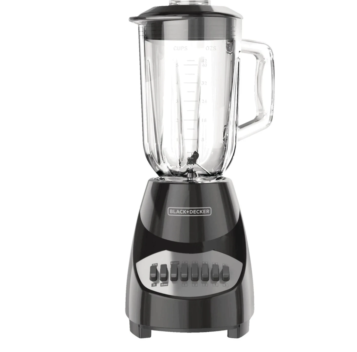 Black & Decker 10-Speed 5-Cup Countertop Blender, Black, 550W - photo 3