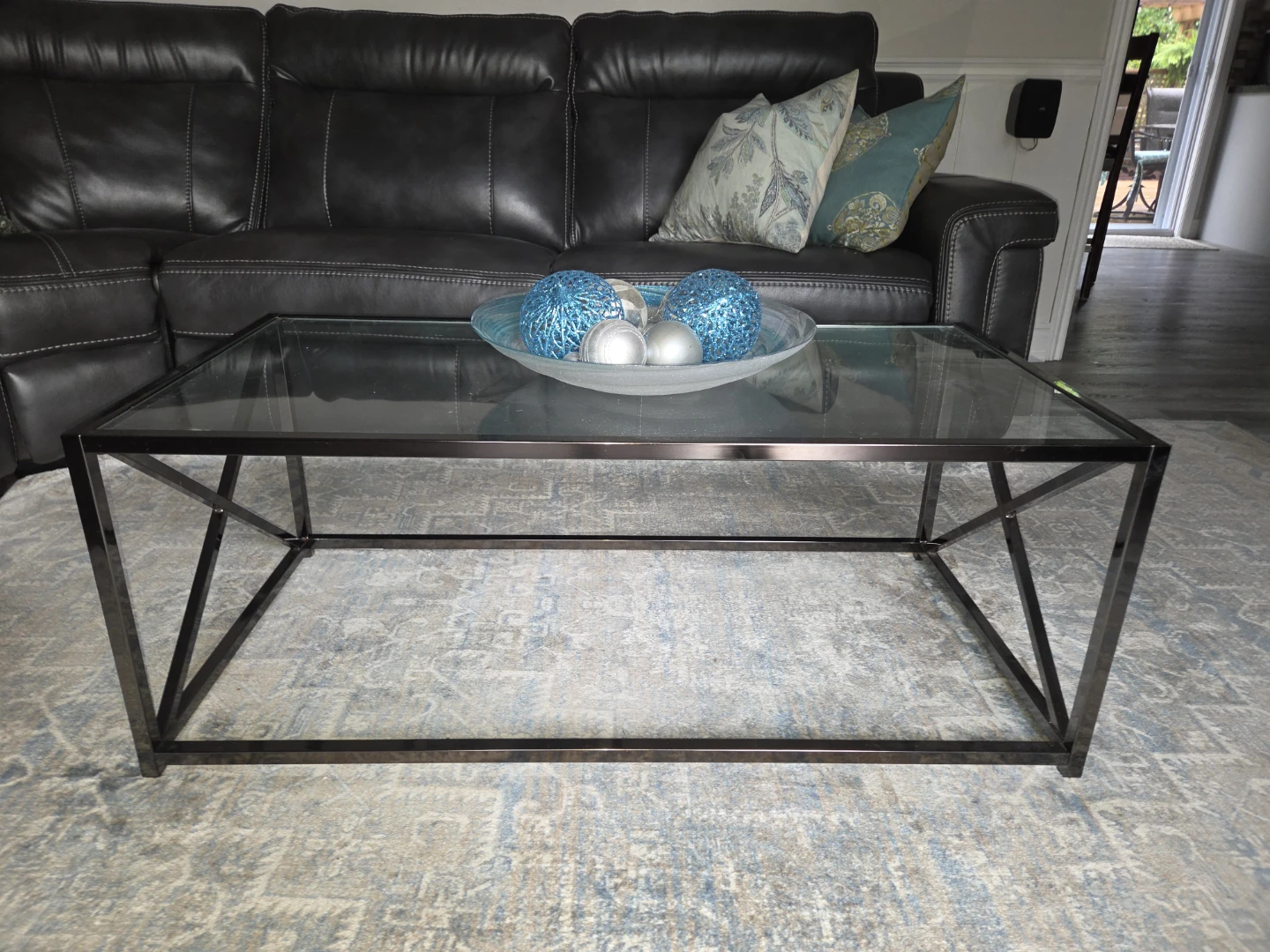 Glass Top Coffee Table - photo 2