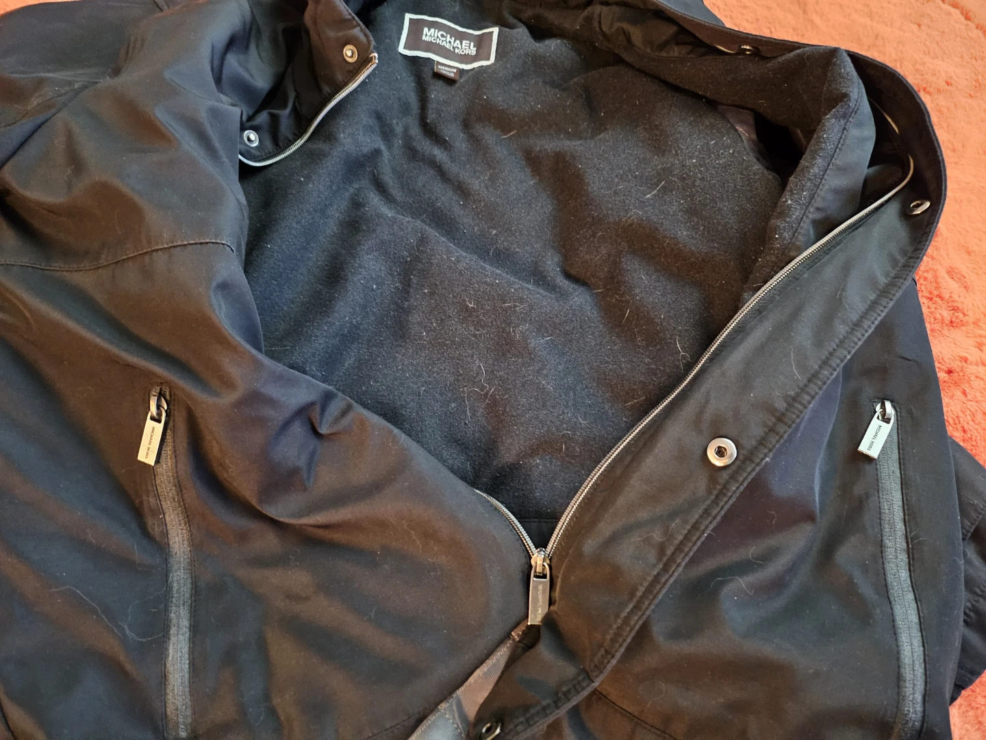 Size Small,Michael Kors Black Hooded Jacket - photo 4