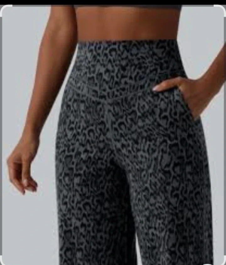 Athletic Works Leopard Print Wide Leg Pants - photo 3