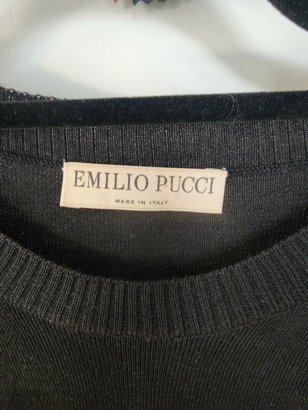 Emilio Pucci Black Knit Dress with Print Skirt - photo 3
