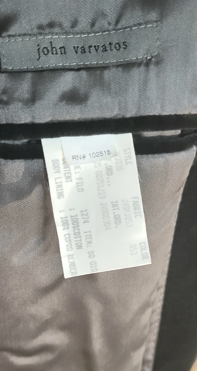 John Varvatos Black Velvet Blazer - photo 4