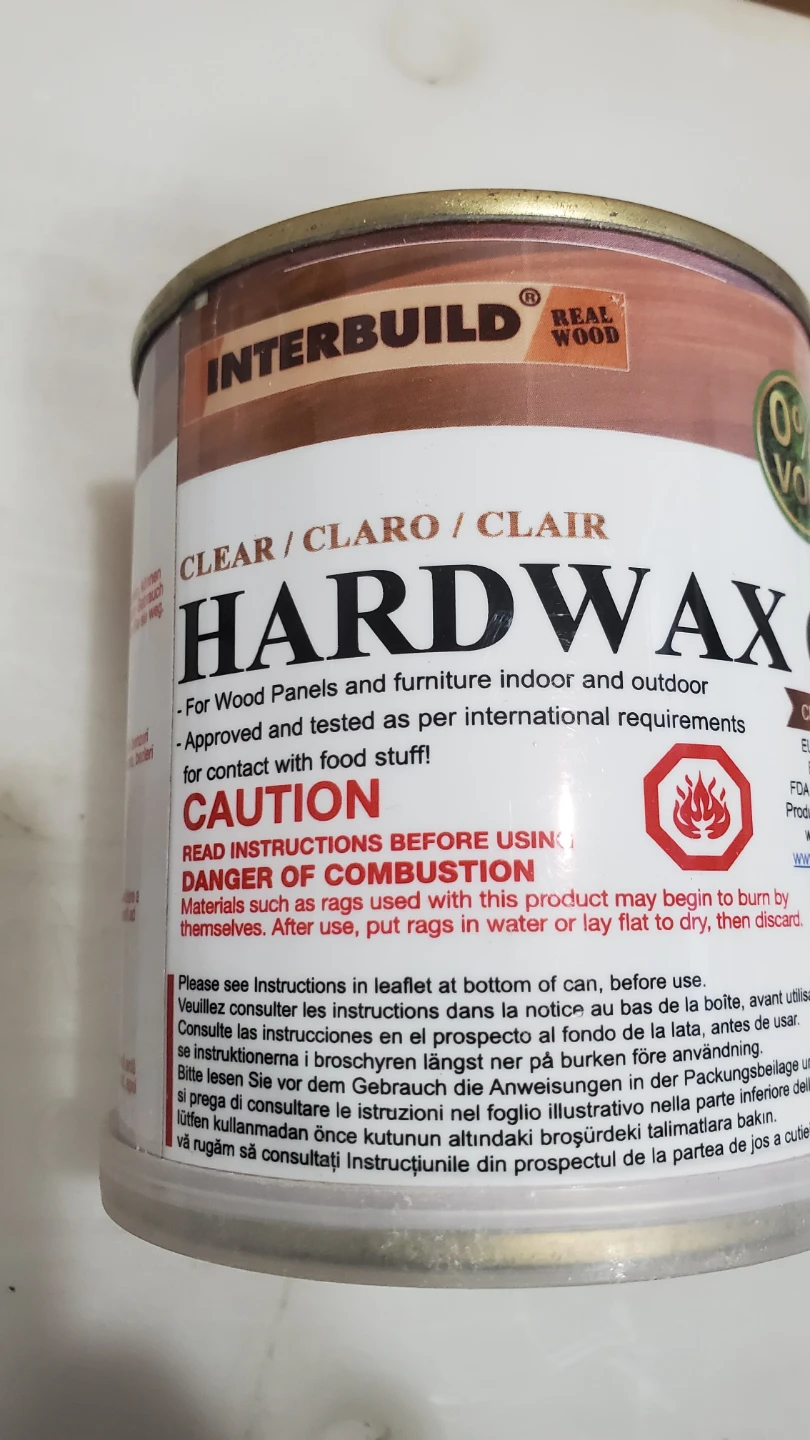 Interbuild Hardwax Oil for Wood Panels and Furniture