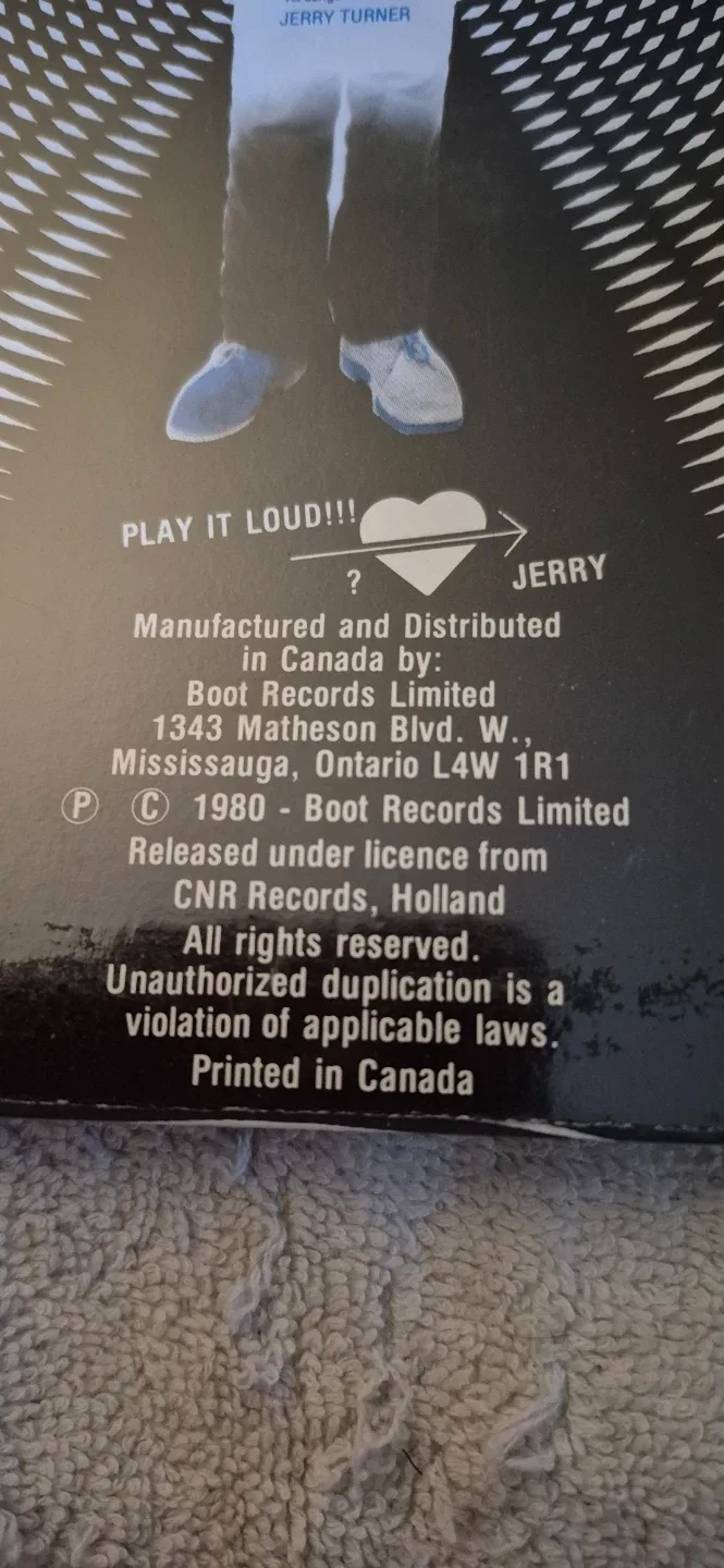 Jerry Turner Blackout Vinyl Record - photo 2