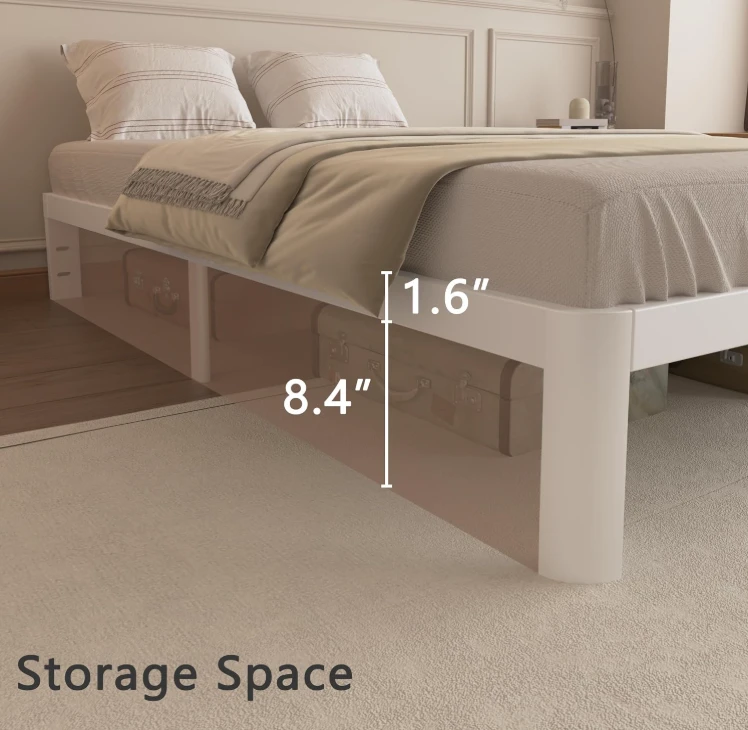 White 10 Inch Twin Bed Frame - photo 5