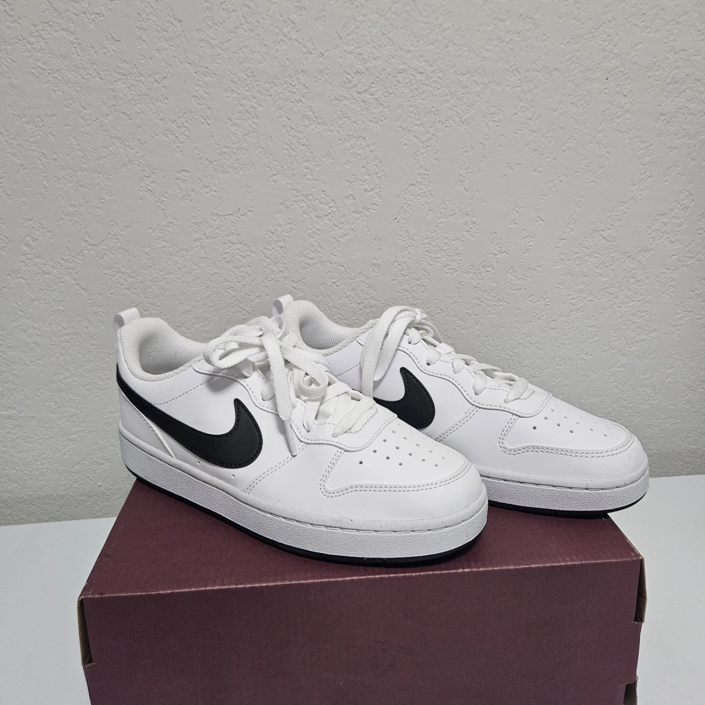 Nike Court Vision Low Men's Shoes - White/Black - photo 2