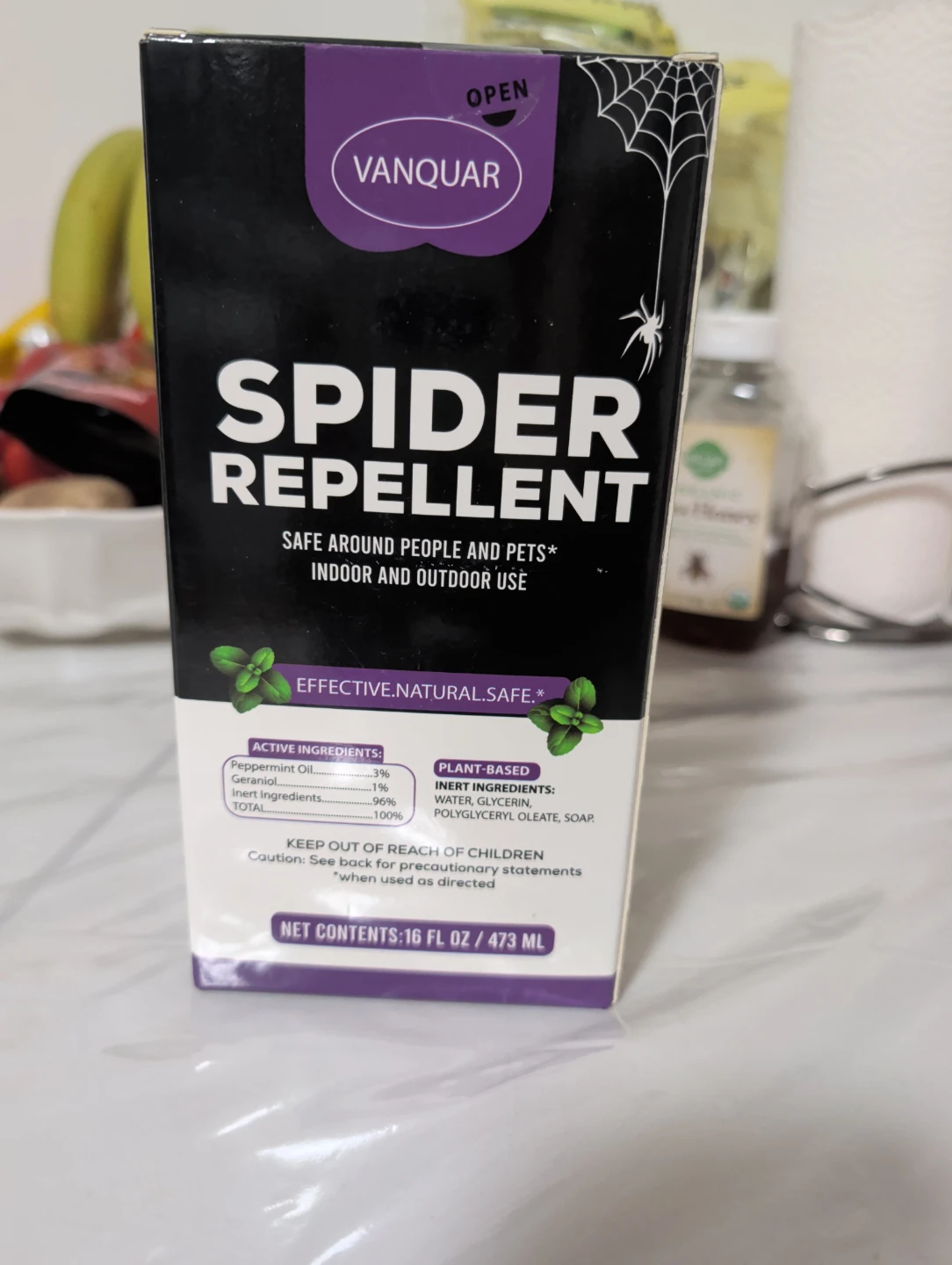 VANQUAR Spider Repellent - Peppermint Oil