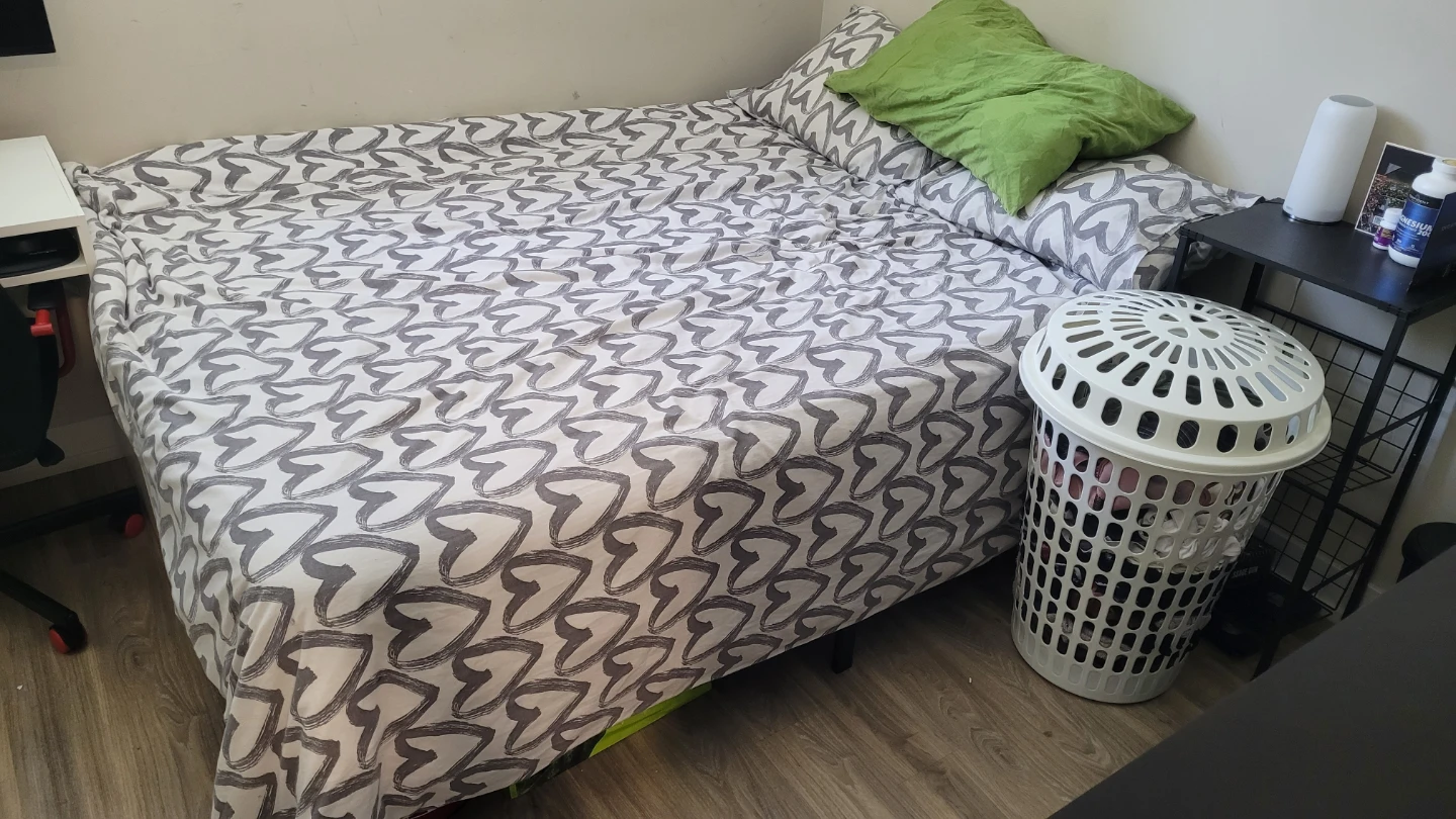 Bed frame and mattress