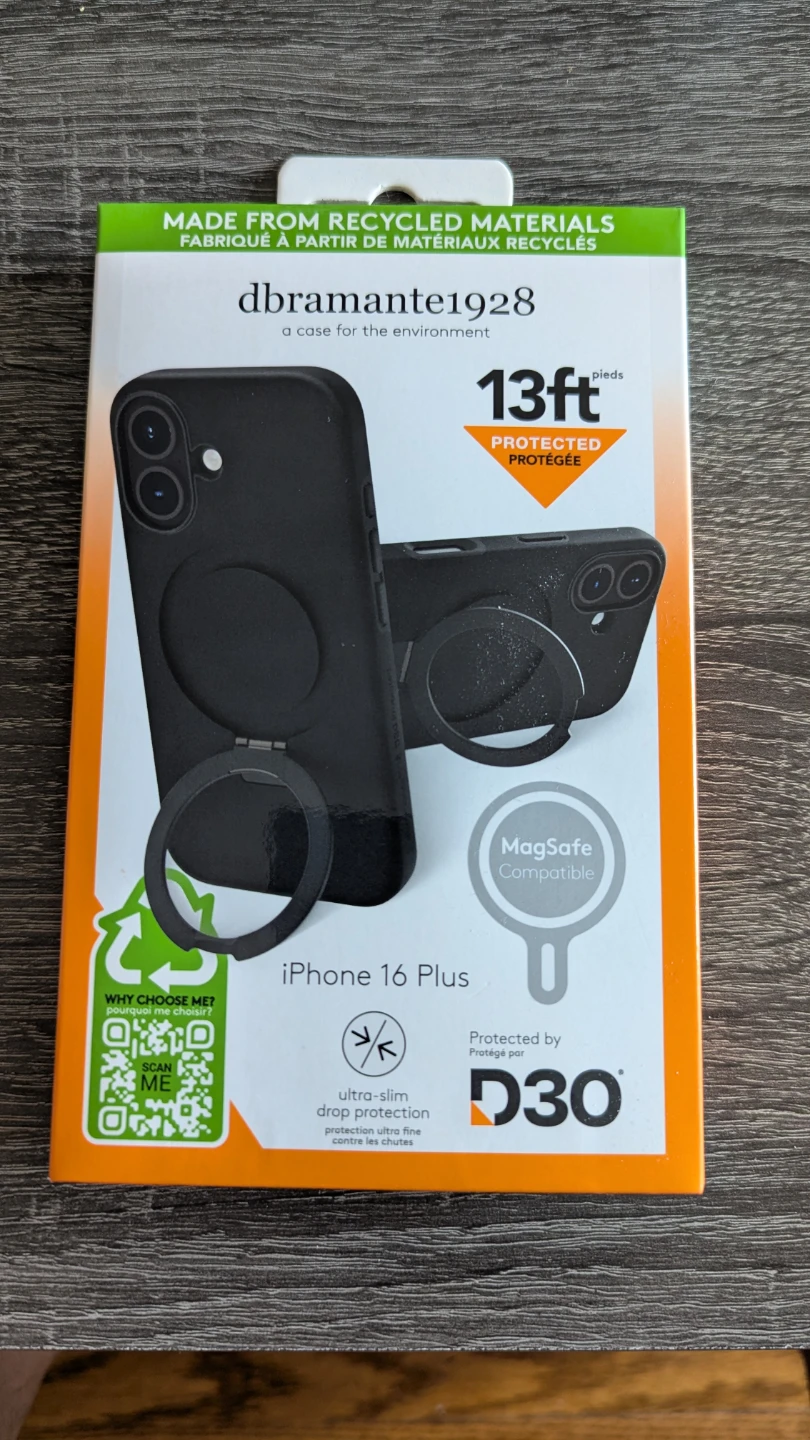 iPhone 16 Plus Magsafe Silicone Case with Kickstand- Black