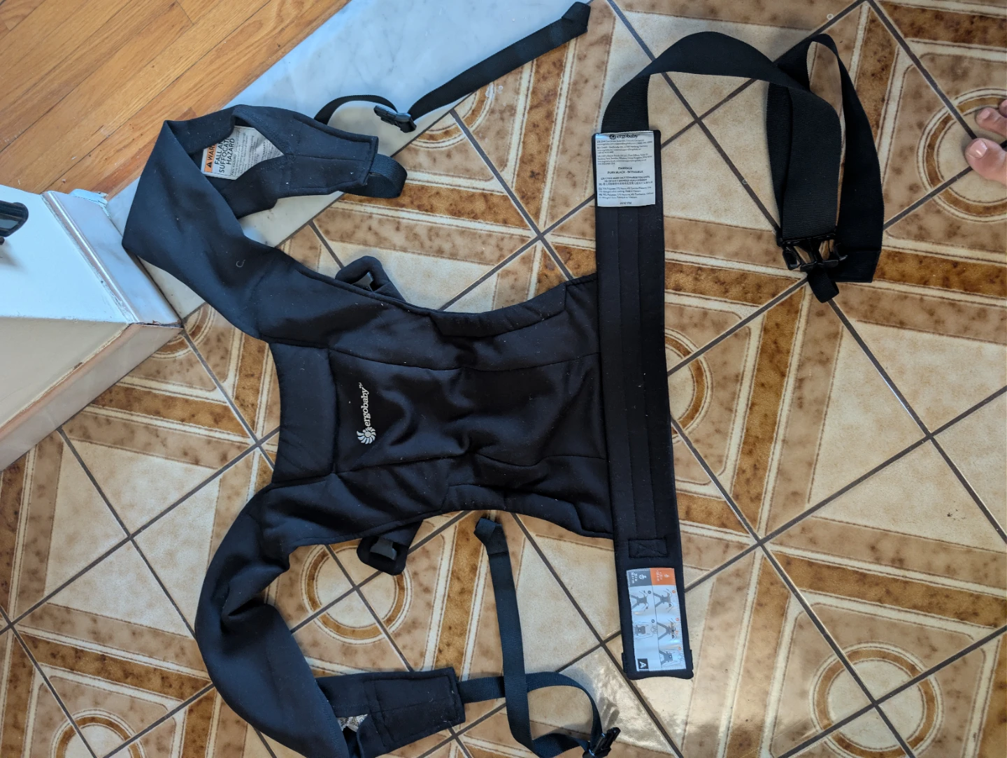 Ergobaby Embrace Pure Black Baby Carrier
