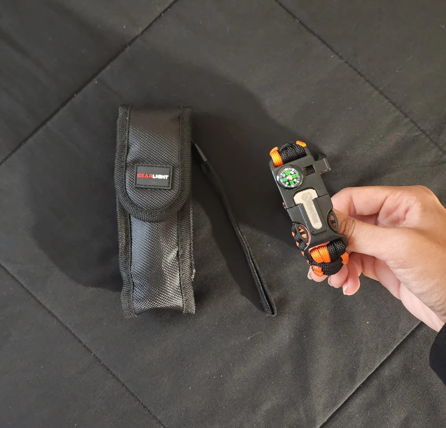 GearLight LED Tactical Flashlight with Paracord Bracelet