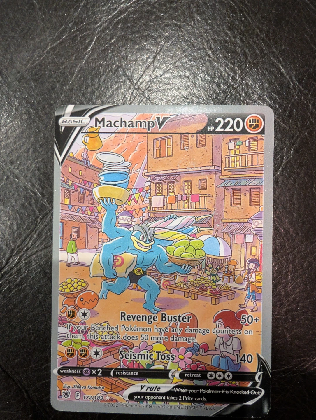 Machamp V Alternate Full Art Astral Radiance Trading Card
