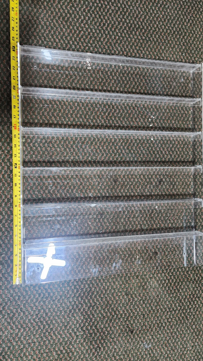 Clear Acrylic Display Shelf Unit