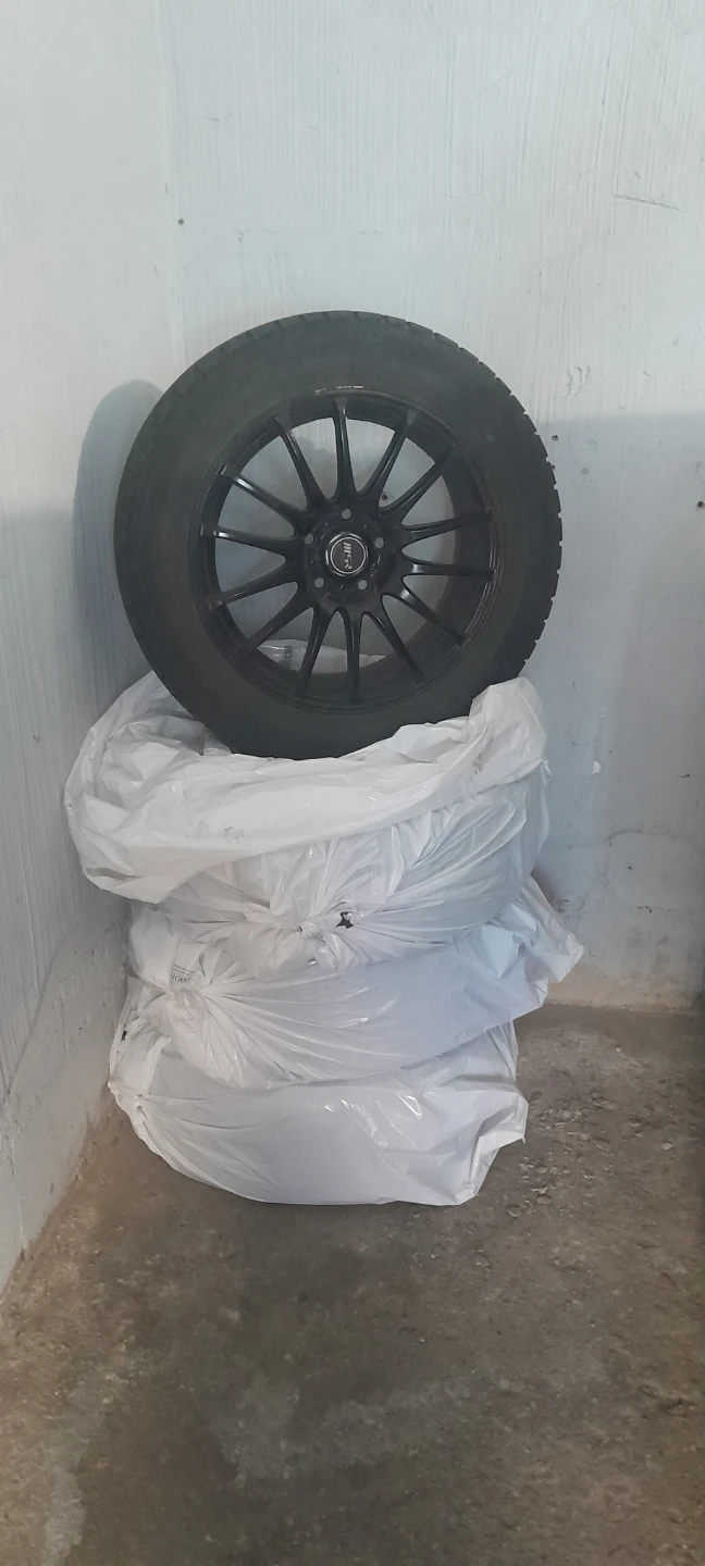 MSR Black Alloy Rims with Tires 225/55R17 - photo 5