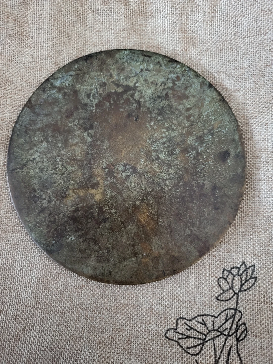 Antique Bronze Decorative Plate - photo 2