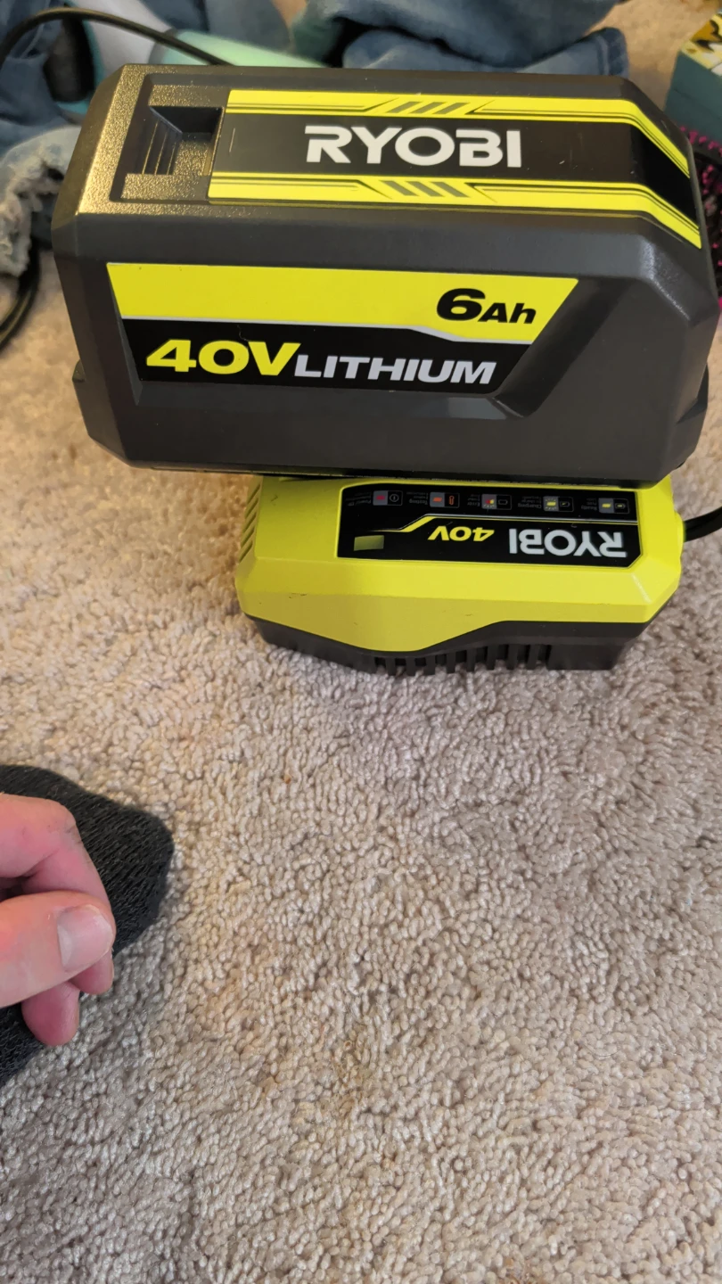 Ryobi 40V 6Ah Lithium Battery and Charger