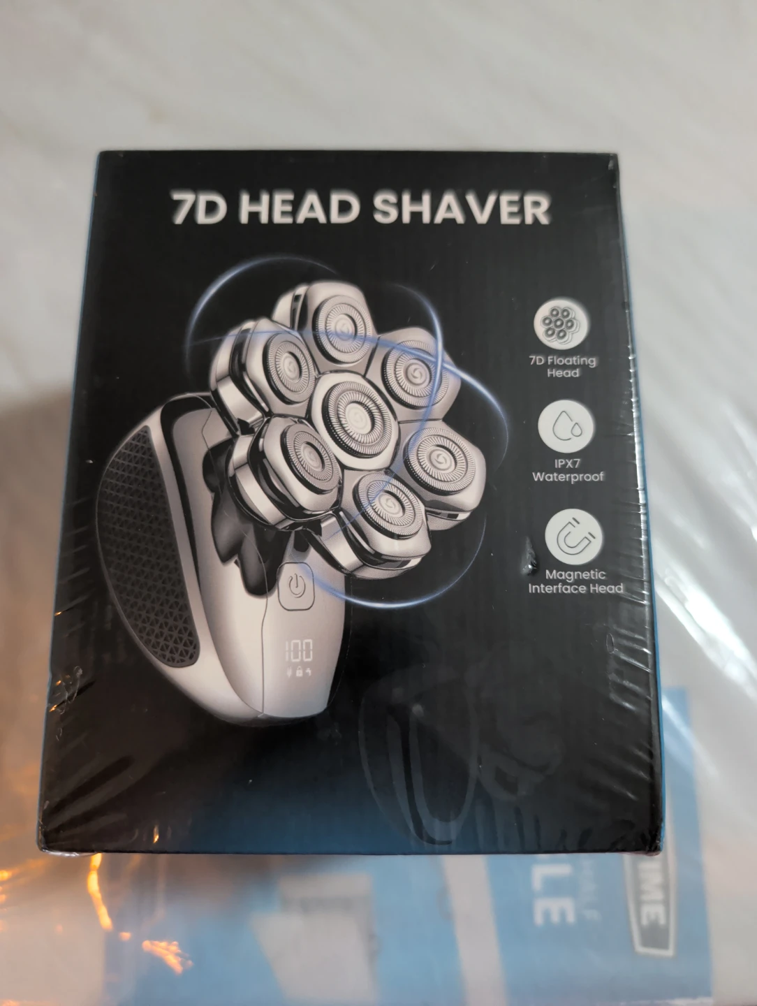 7D Head Shaver HC02 [7D Floating Razors & LED Display] IPX7