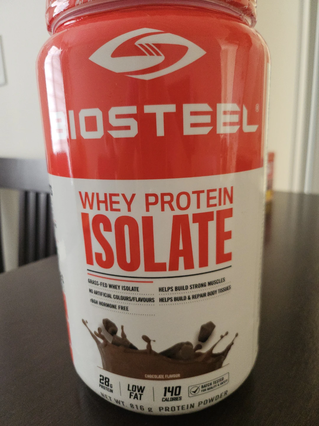 Biosteel Whey Protein Isolate Chocolate Flavour 816g - photo 3