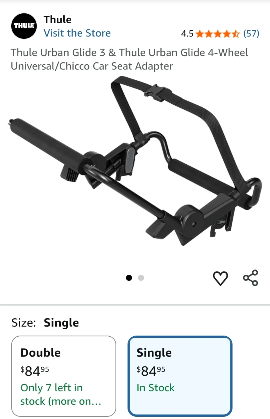 Thule Urban Glide 3 Car Seat Adapter Universal - photo 3