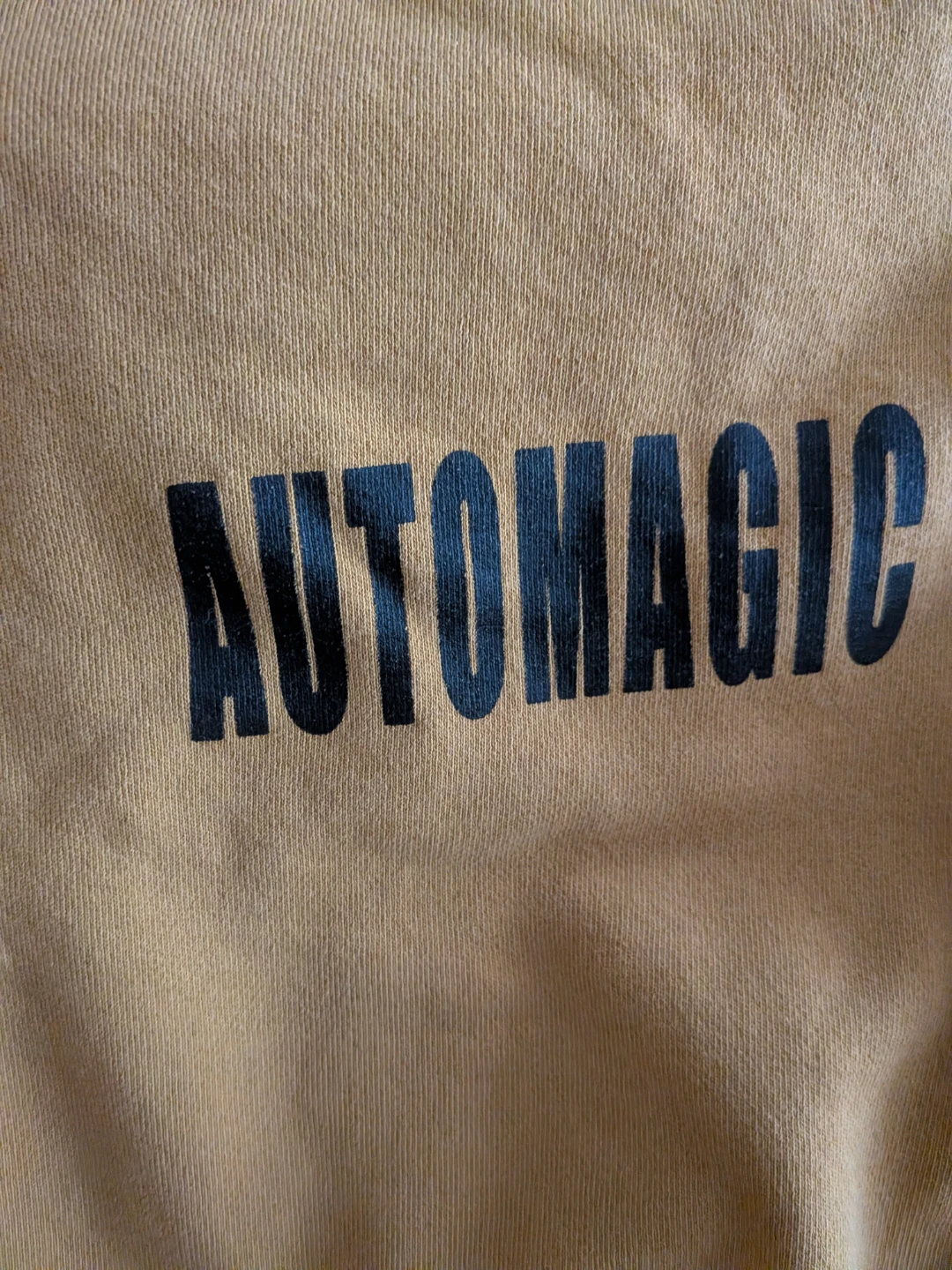 Yellow "AUTOMAGIC SECURITY" Sweatshirt - photo 3