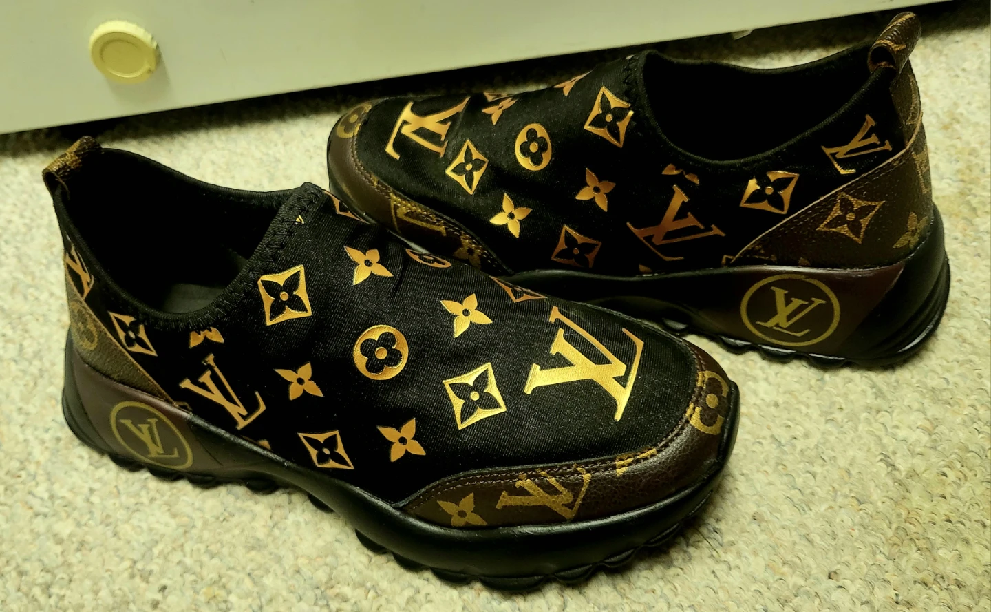 Louis Vuitton Monogram Slip-On Sneakers