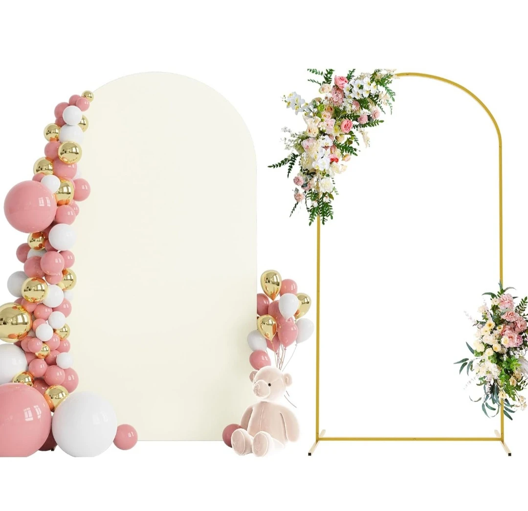 7.2FT Arch Backdrop Stand and Cover Set,Arch Stand with .... - photo 2