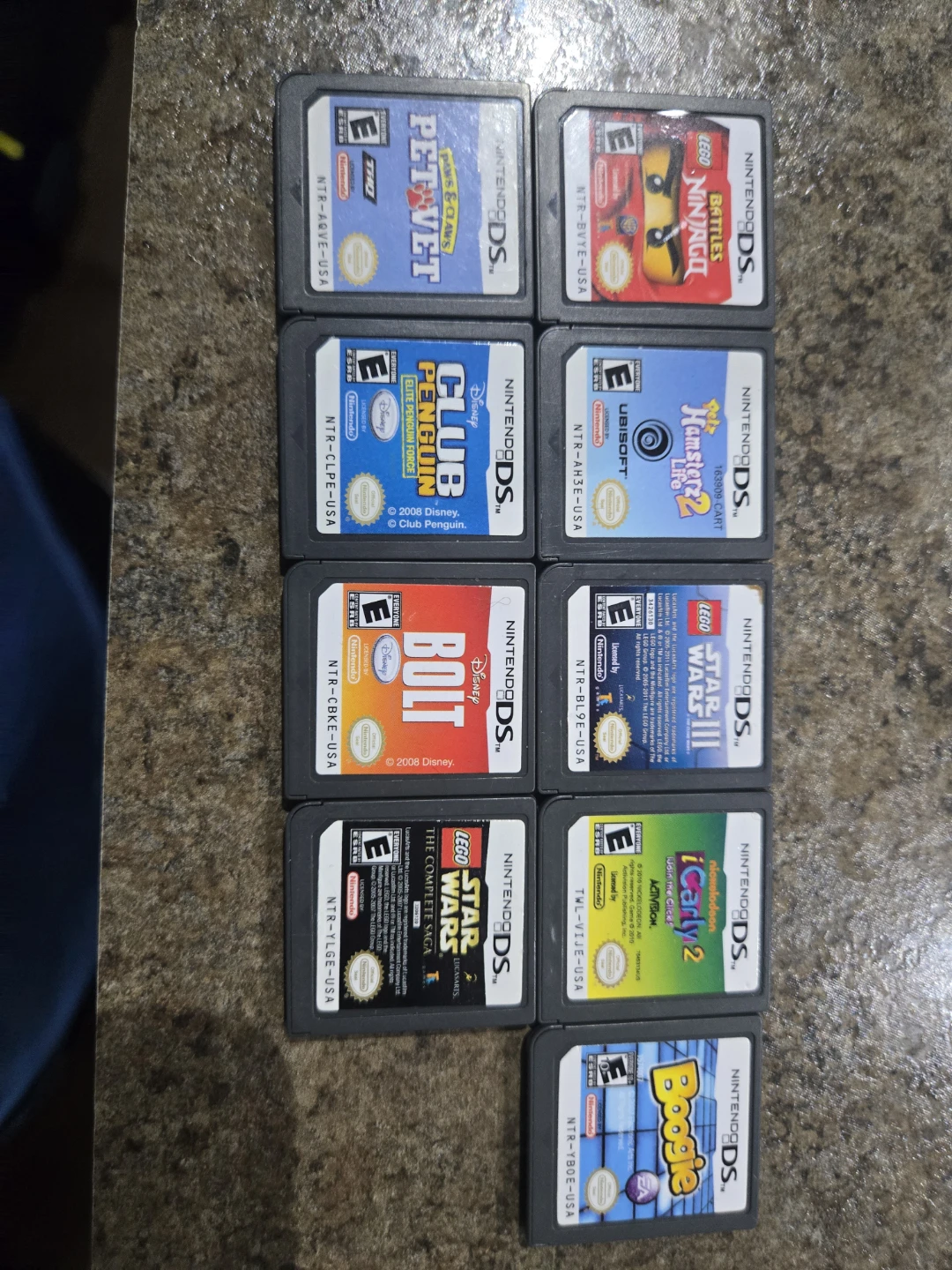Nintendo DS Games Lot (Petz, LEGO, Star Wars, etc.)