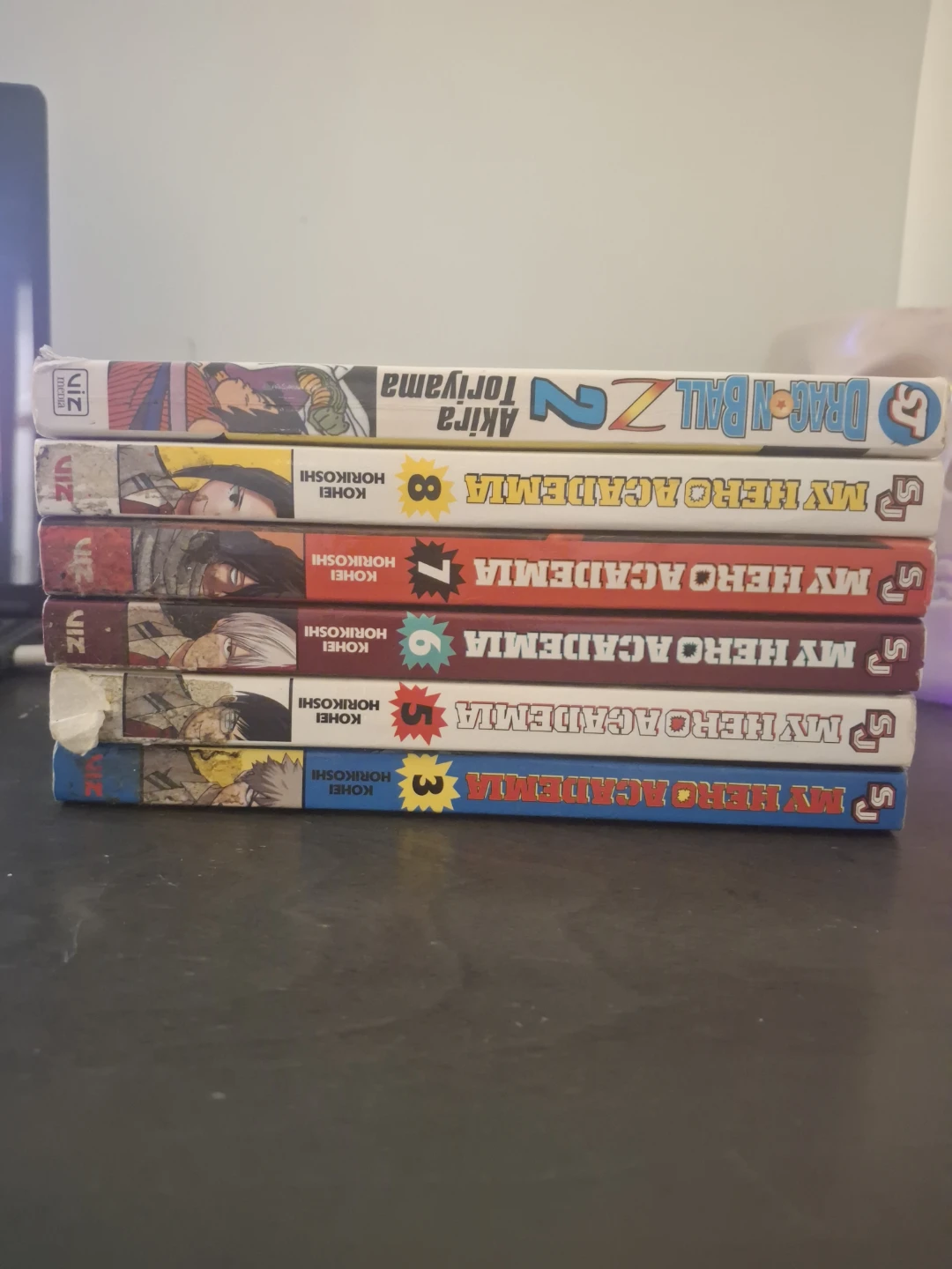 My Hero Academia & Dragon Ball Z Manga Volumes
