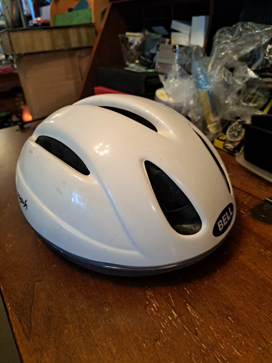 Bell White Bicycle Helmet