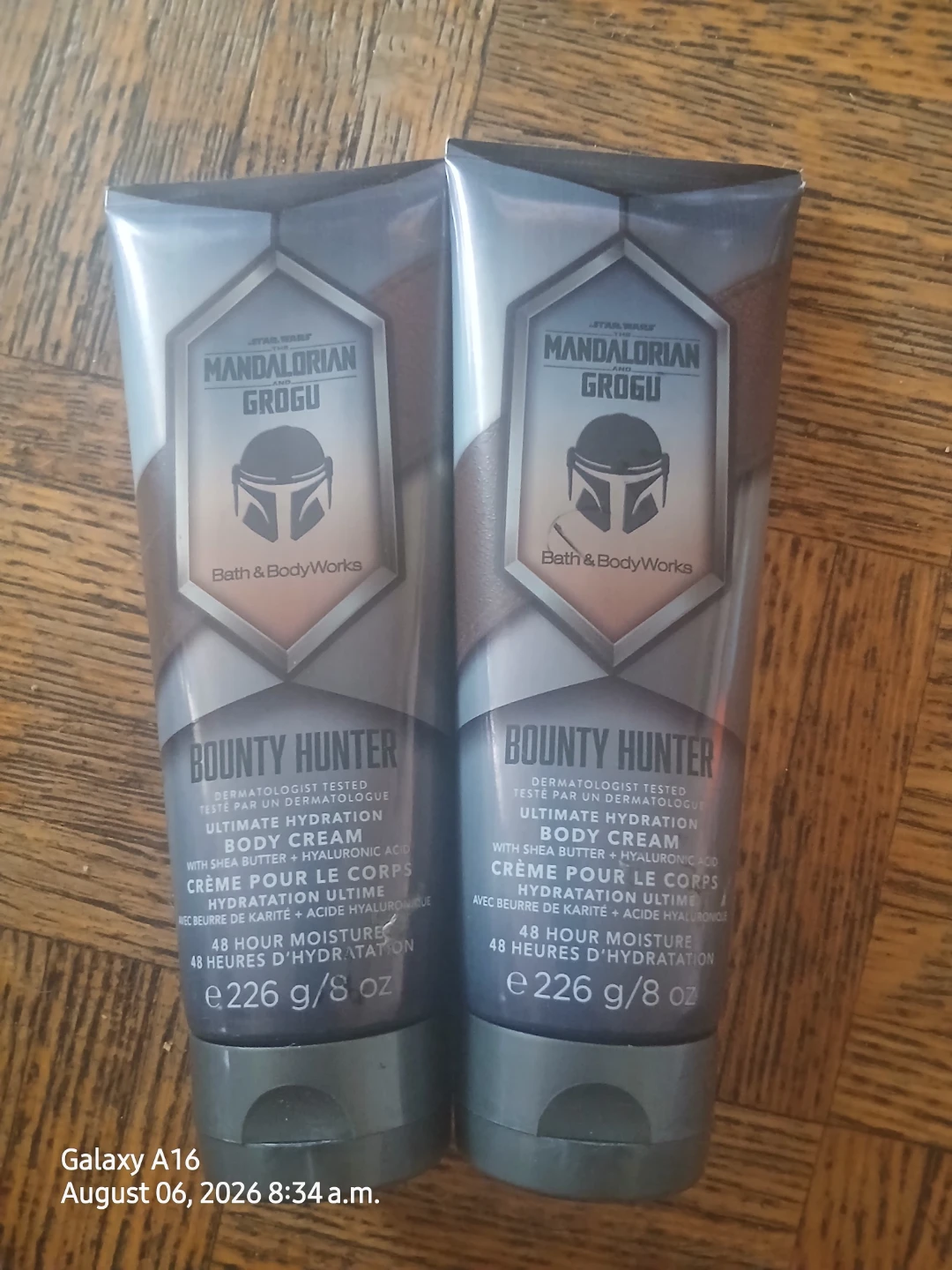 BStar Wars Mandalorian Grogu Bounty Hunter Body Cream (2 Pack)